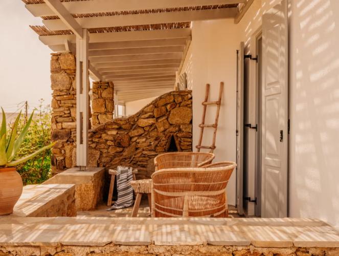 ホテル Soho Roc House Mykonos パラガ 部屋 写真